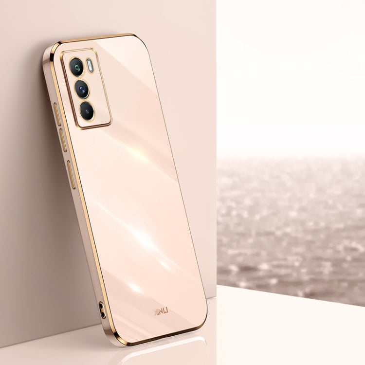 XINLI Straight Edge 6D Electroplate TPU Phone Case, For vivo iQOO Neo5 S, For vivo iQOO Neo6, For vivo iQOO Neo7