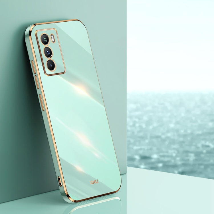 XINLI Straight Edge 6D Electroplate TPU Phone Case, For vivo iQOO Neo5 S, For vivo iQOO Neo6, For vivo iQOO Neo7