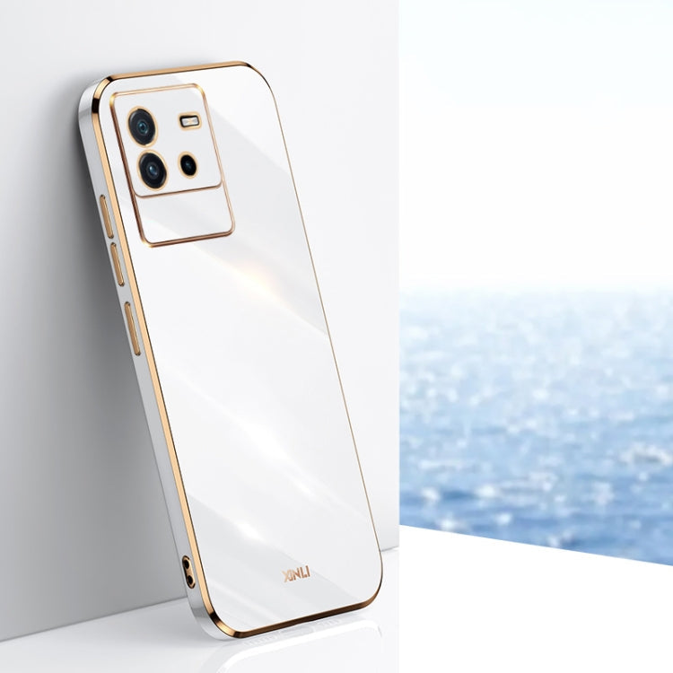 XINLI Straight Edge 6D Electroplate TPU Phone Case, For vivo iQOO Neo5 S, For vivo iQOO Neo6, For vivo iQOO Neo7