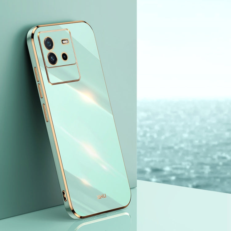 XINLI Straight Edge 6D Electroplate TPU Phone Case, For vivo iQOO Neo5 S, For vivo iQOO Neo6, For vivo iQOO Neo7