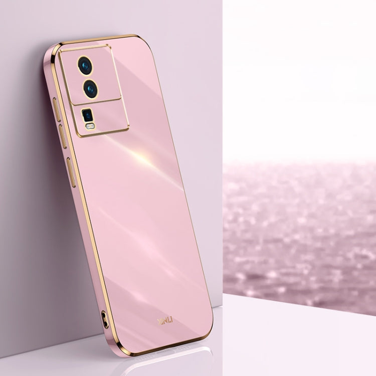 XINLI Straight Edge 6D Electroplate TPU Phone Case, For vivo iQOO Neo5 S, For vivo iQOO Neo6, For vivo iQOO Neo7