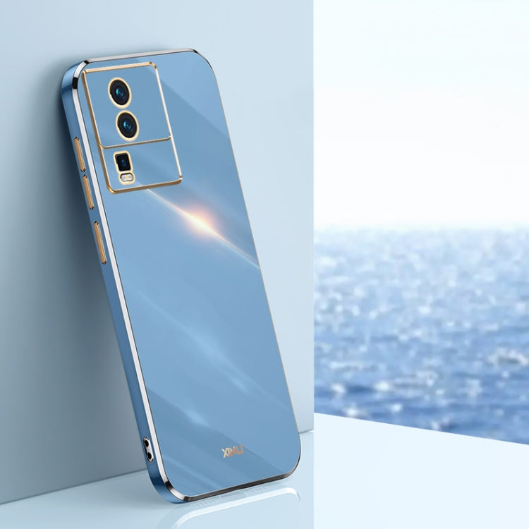 XINLI Straight Edge 6D Electroplate TPU Phone Case, For vivo iQOO Neo5 S, For vivo iQOO Neo6, For vivo iQOO Neo7