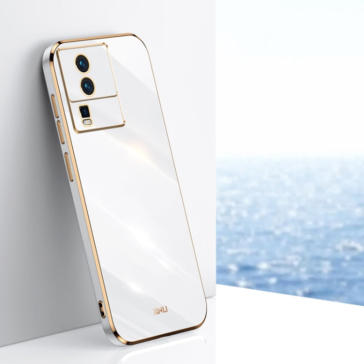XINLI Straight Edge 6D Electroplate TPU Phone Case, For vivo iQOO Neo5 S, For vivo iQOO Neo6, For vivo iQOO Neo7