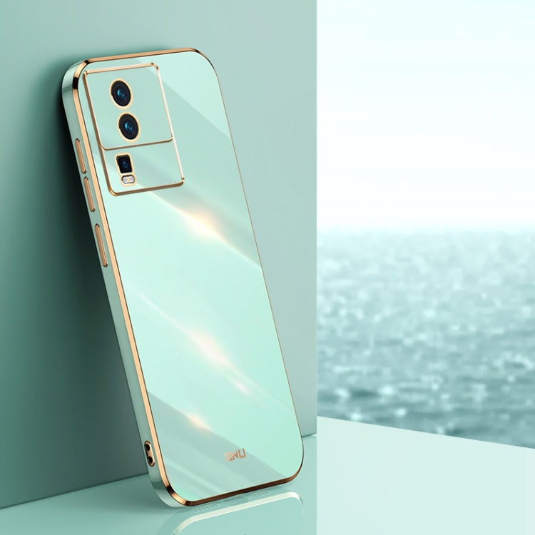 XINLI Straight Edge 6D Electroplate TPU Phone Case, For vivo iQOO Neo5 S, For vivo iQOO Neo6, For vivo iQOO Neo7