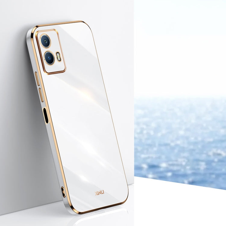 XINLI Straight Edge 6D Electroplate TPU Phone Case, For vivo iQOO Pro, For vivo iQOO U5, For vivo iQOO Z6