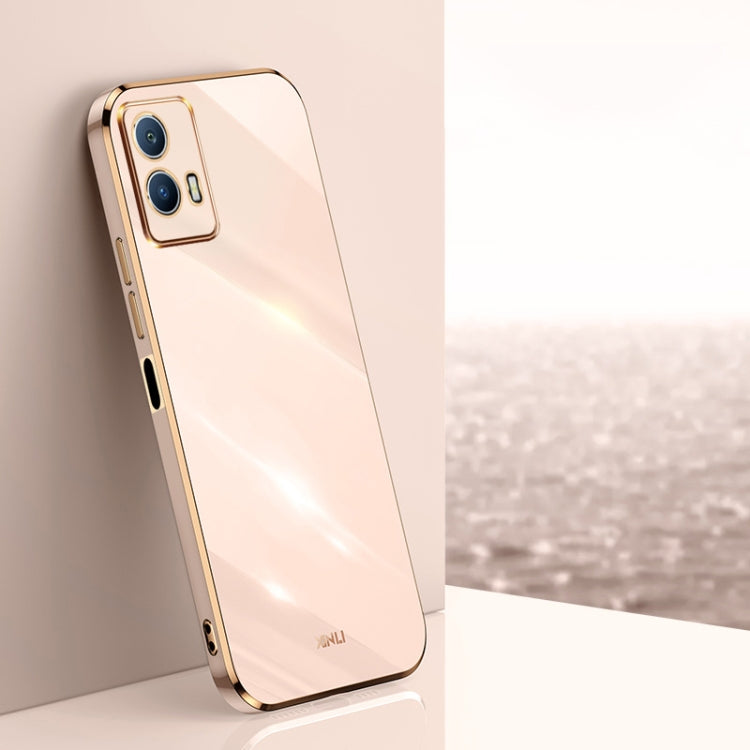 XINLI Straight Edge 6D Electroplate TPU Phone Case, For vivo iQOO Pro, For vivo iQOO U5, For vivo iQOO Z6