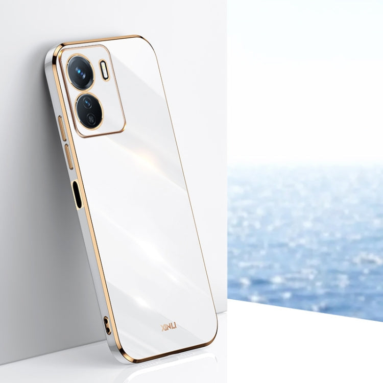 XINLI Straight Edge 6D Electroplate TPU Phone Case, For vivo iQOO Pro, For vivo iQOO U5, For vivo iQOO Z6