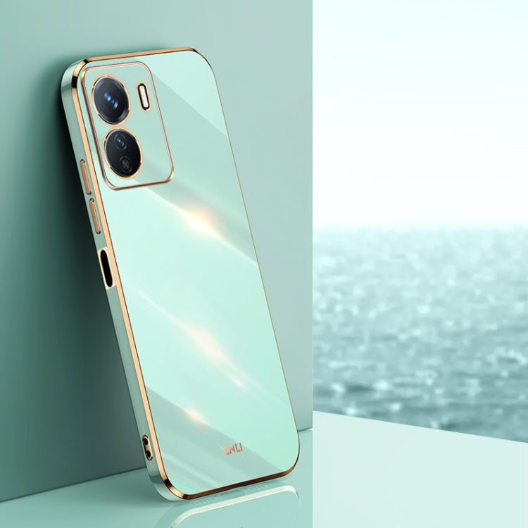 XINLI Straight Edge 6D Electroplate TPU Phone Case, For vivo iQOO Pro, For vivo iQOO U5, For vivo iQOO Z6