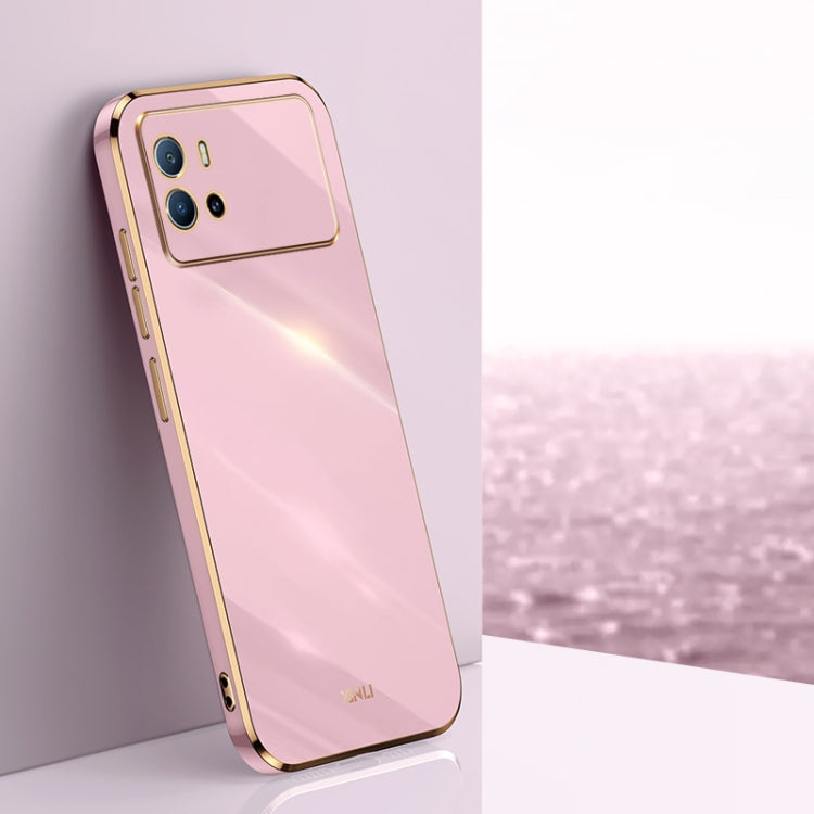 XINLI Straight Edge 6D Electroplate TPU Phone Case, For vivo iQOO 9, For vivo S15, For vivo S15e