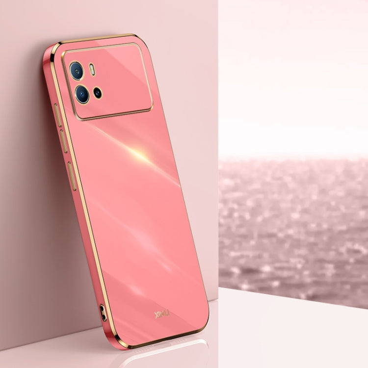 XINLI Straight Edge 6D Electroplate TPU Phone Case, For vivo iQOO 9, For vivo S15, For vivo S15e