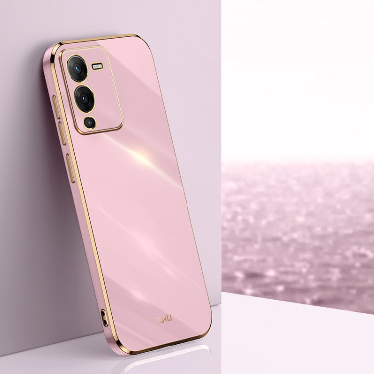 XINLI Straight Edge 6D Electroplate TPU Phone Case, For vivo iQOO 9, For vivo S15, For vivo S15e
