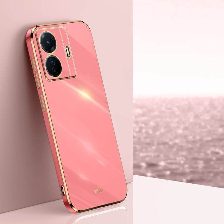 XINLI Straight Edge 6D Electroplate TPU Phone Case, For vivo iQOO 9, For vivo S15, For vivo S15e