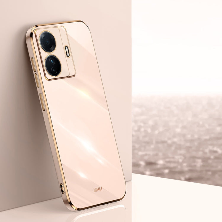 XINLI Straight Edge 6D Electroplate TPU Phone Case, For vivo iQOO 9, For vivo S15, For vivo S15e