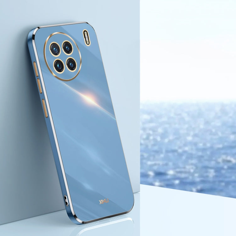 XINLI Straight Edge 6D Electroplate TPU Phone Case, For vivo X80, For vivo X80 Pro, For vivo X90 5G