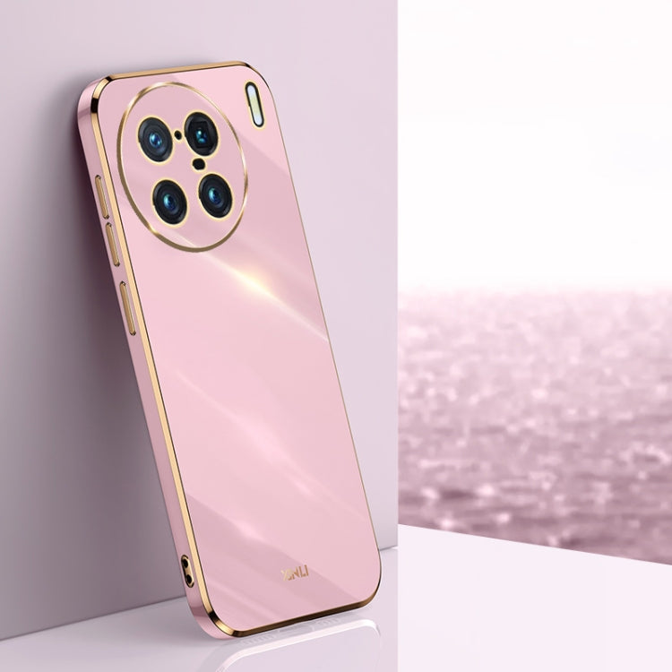 XINLI Straight Edge 6D Electroplate TPU Phone Case, For vivo X90 Pro 5G, For vivo X Note, For vivo Y02s 4G