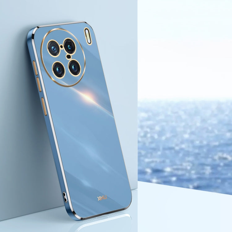 XINLI Straight Edge 6D Electroplate TPU Phone Case, For vivo X90 Pro 5G, For vivo X Note, For vivo Y02s 4G