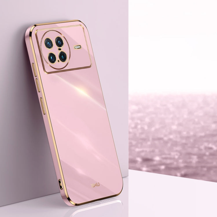 XINLI Straight Edge 6D Electroplate TPU Phone Case, For vivo X90 Pro 5G, For vivo X Note, For vivo Y02s 4G