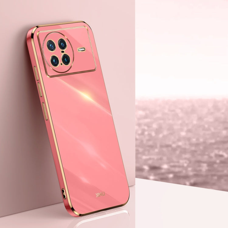 XINLI Straight Edge 6D Electroplate TPU Phone Case, For vivo X90 Pro 5G, For vivo X Note, For vivo Y02s 4G