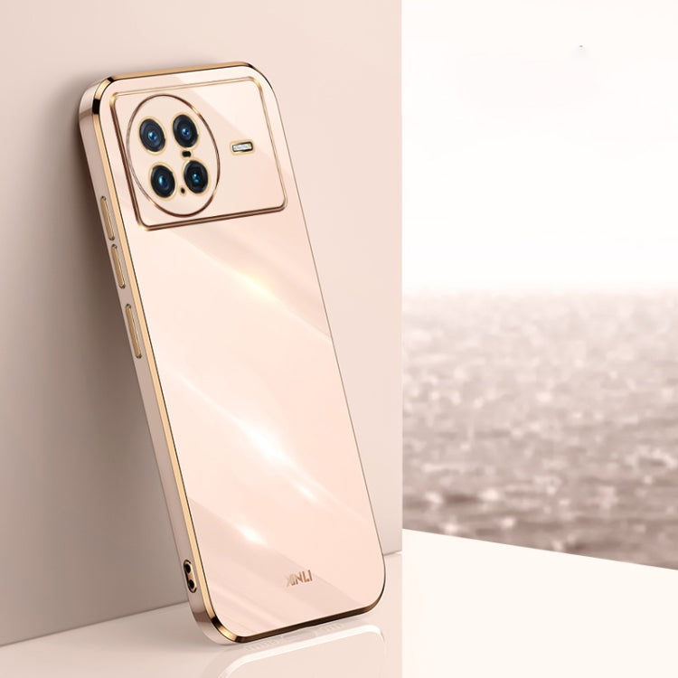 XINLI Straight Edge 6D Electroplate TPU Phone Case, For vivo X90 Pro 5G, For vivo X Note, For vivo Y02s 4G