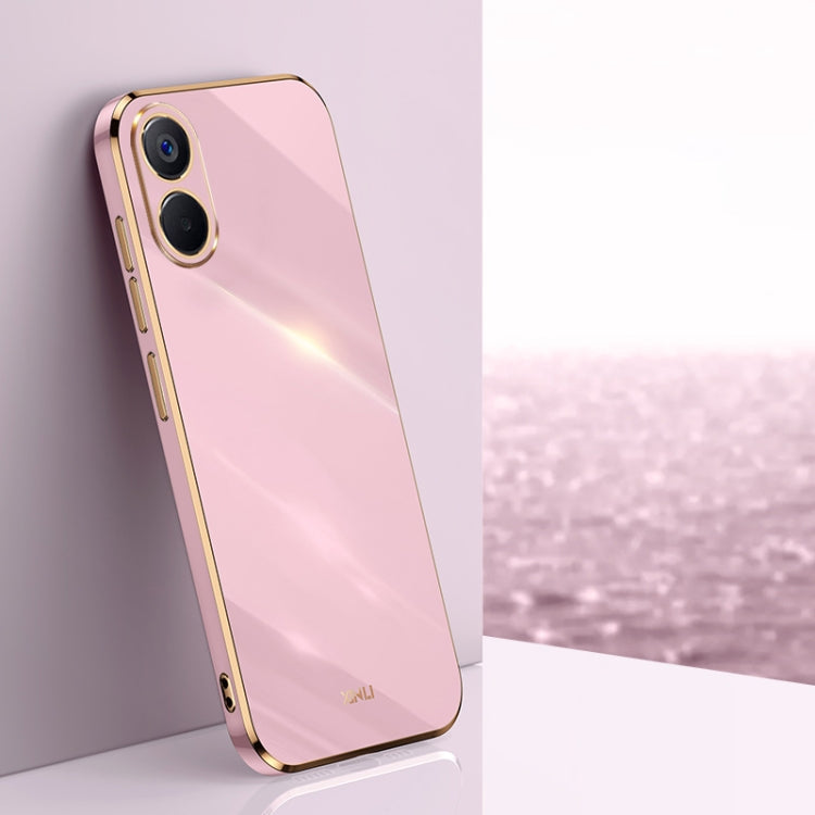 XINLI Straight Edge 6D Electroplate TPU Phone Case, For vivo X90 Pro 5G, For vivo X Note, For vivo Y02s 4G