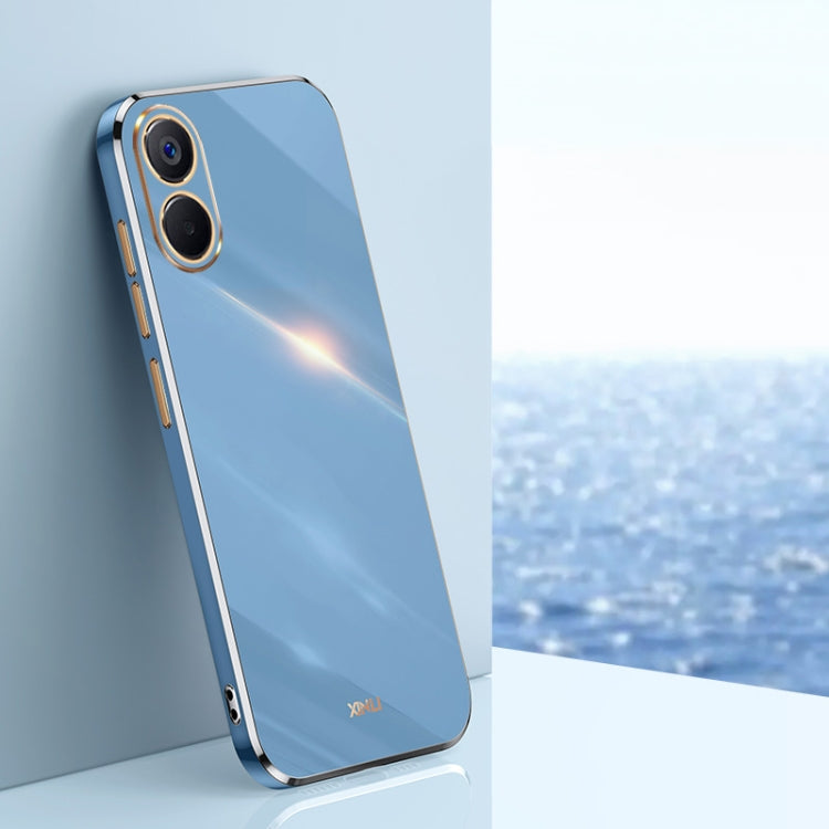 XINLI Straight Edge 6D Electroplate TPU Phone Case, For vivo X90 Pro 5G, For vivo X Note, For vivo Y02s 4G