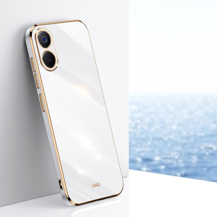 XINLI Straight Edge 6D Electroplate TPU Phone Case, For vivo X90 Pro 5G, For vivo X Note, For vivo Y02s 4G