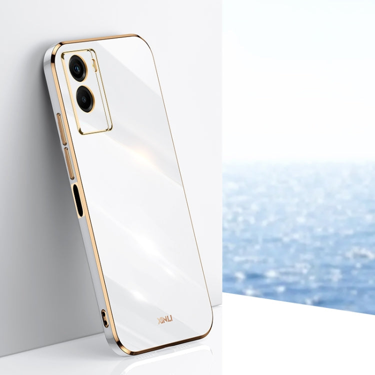 XINLI Straight Edge 6D Electroplate TPU Phone Case, For vivo Y55s 5G, For vivo Z5x, For vivo Y33s