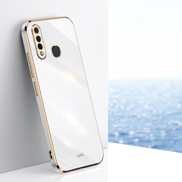 XINLI Straight Edge 6D Electroplate TPU Phone Case, For vivo Y55s 5G, For vivo Z5x, For vivo Y33s