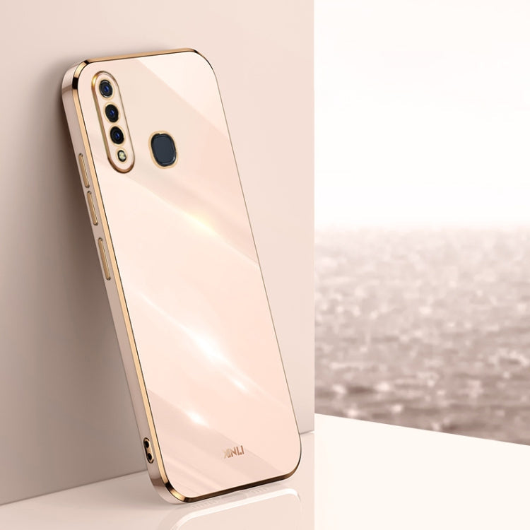 XINLI Straight Edge 6D Electroplate TPU Phone Case, For vivo Y55s 5G, For vivo Z5x, For vivo Y33s