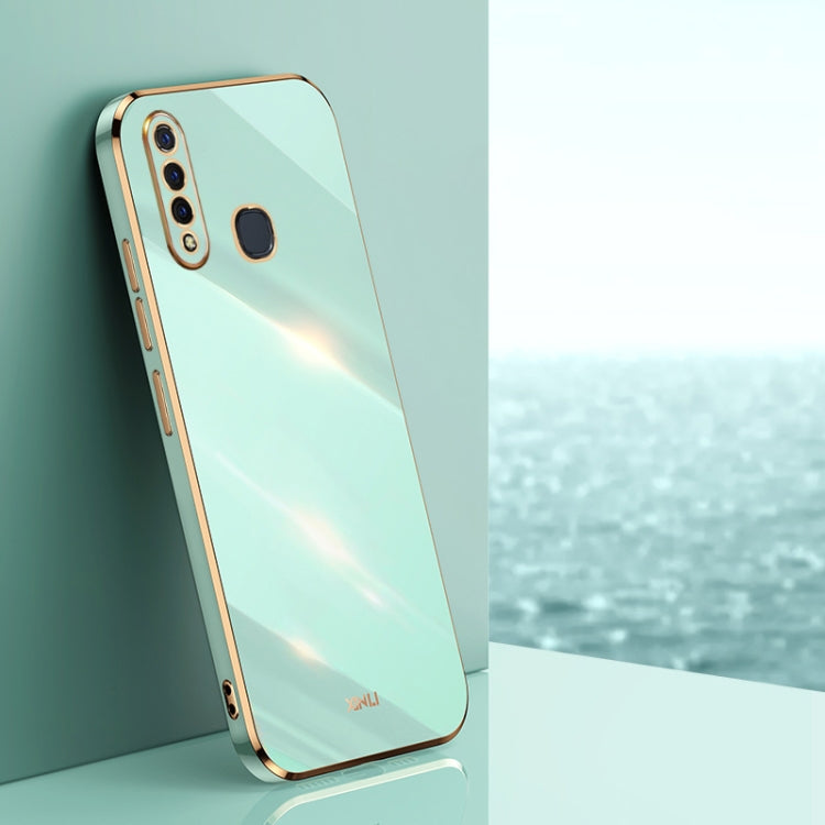 XINLI Straight Edge 6D Electroplate TPU Phone Case, For vivo Y55s 5G, For vivo Z5x, For vivo Y33s