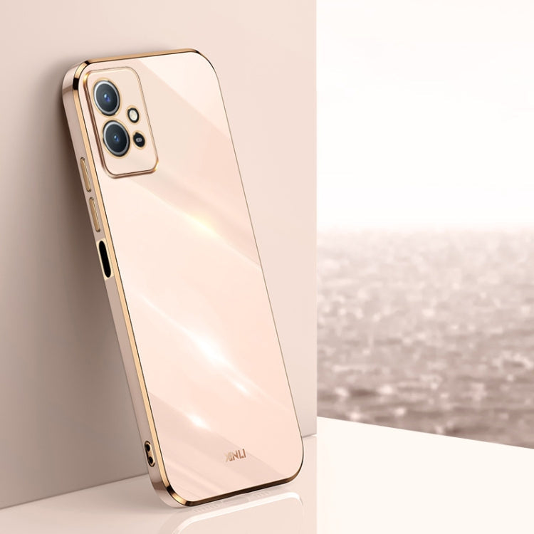XINLI Straight Edge 6D Electroplate TPU Phone Case, For vivo Y55s 5G, For vivo Z5x, For vivo Y33s
