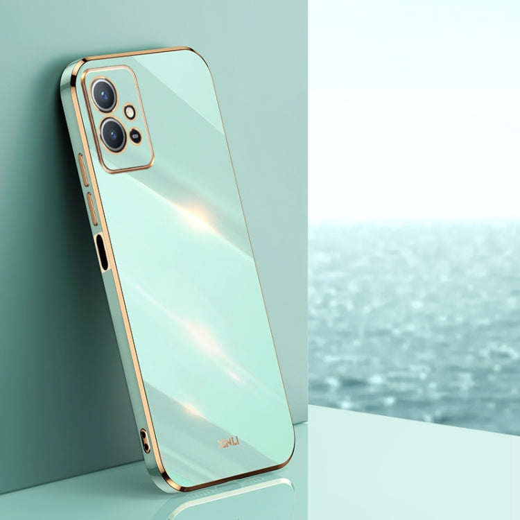 XINLI Straight Edge 6D Electroplate TPU Phone Case, For vivo Y55s 5G, For vivo Z5x, For vivo Y33s