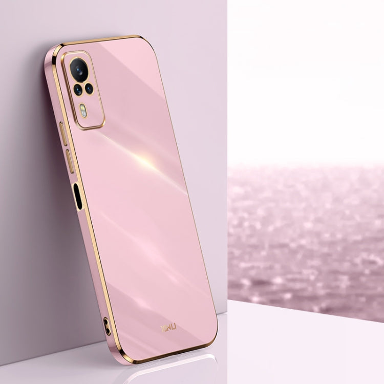 XINLI Straight Edge 6D Electroplate TPU Phone Case, For vivo Y51 2020 December