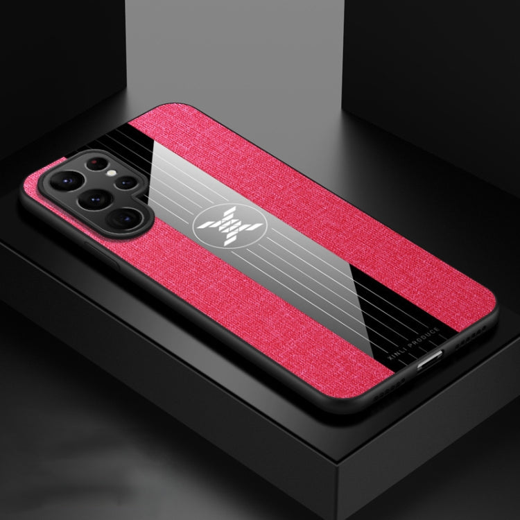 XINLI Stitching Cloth Textue Shockproof TPU Phone Case, For Samsung Galaxy S22+ 5G, For Samsung Galaxy S22 Ultra 5G