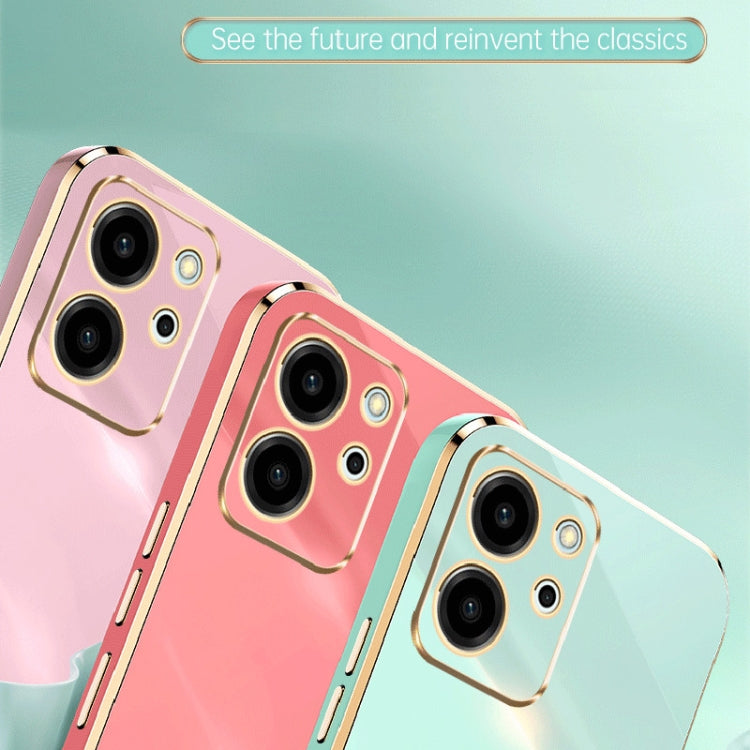 XINLI Straight Edge 6D Electroplate TPU Phone Case, For Honor 80 SE 5G