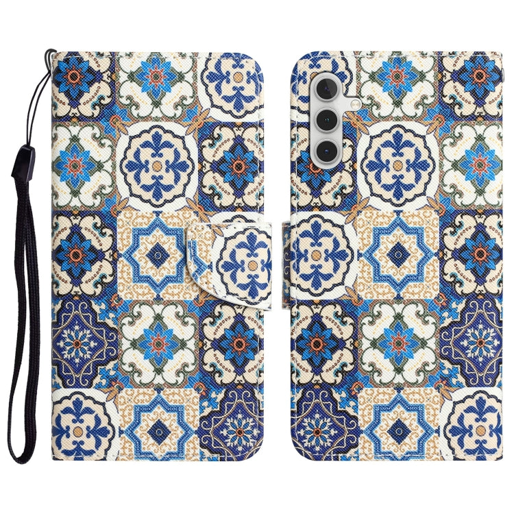 Colored Drawing Leather Phone Case, For Samsung Galaxy A34