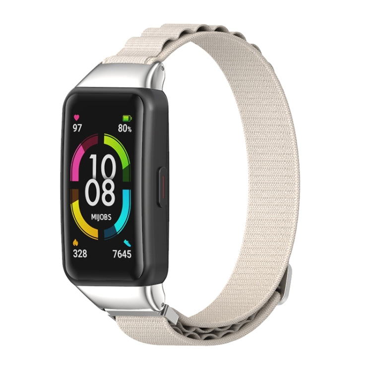 MIJOBS Nylon Breathable Watch Band, For Huawei Band 6 / Honor Band 6, For Huawei Band 7 / 7 NFC