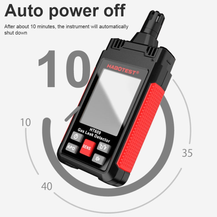 HABOTEST HT609 Portable Combustible Gas Detector, HT609