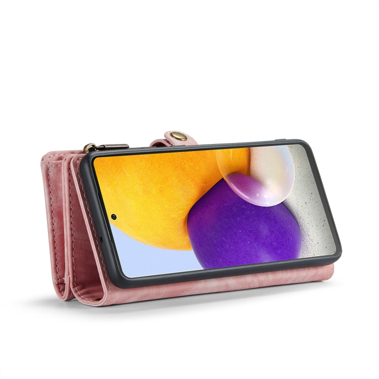 CaseMe Detachable Multifunctional Horizontal Flip Leather Case, with Card Slot & Holder & Zipper Wallet & Photo Frame, For Samsung Galaxy A51, For Galaxy A71