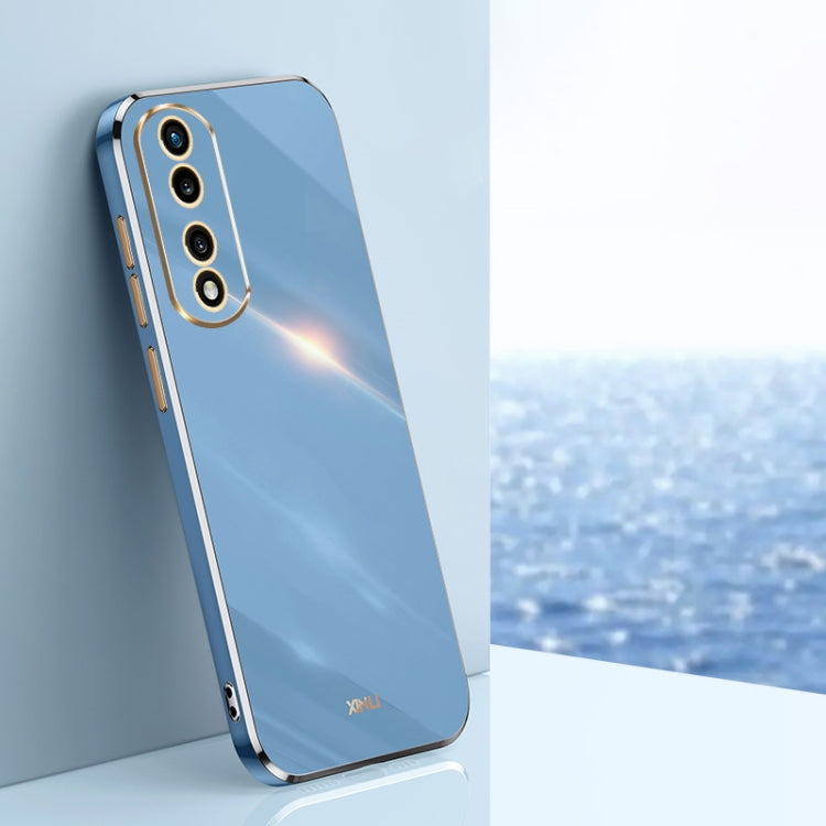 XINLI Straight Edge 6D Electroplate TPU Phone Case, For Honor 80 GT 5G, For Honor 80 Pro Flat