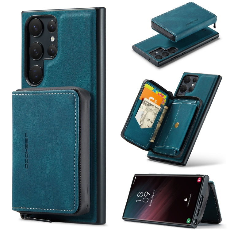 JEEHOOD Magnetic Zipper Horizontal Flip Leather Phone Case, For Samsung Galaxy A15 5G, For Samsung Galaxy A55 5G, For Samsung Galaxy A35 5G, For Samsung Galaxy S24 Ultra 5G