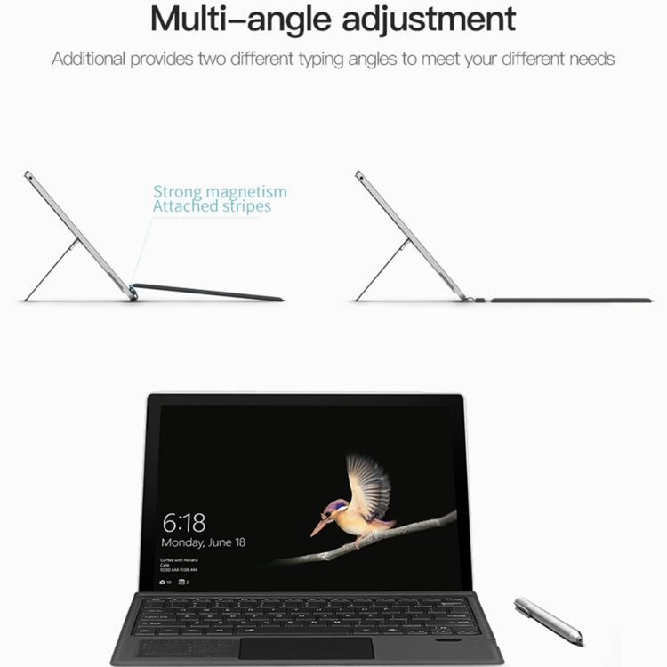 Magnetic Bluetooth Keyboard Leather Case with backlight, For Microsoft Surface Go1 / 2 / 3, For Microsoft Surface Pro 3 / 4 / 5 / 6 / 7 / 7+