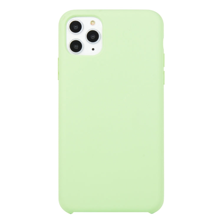 For iPhone 11 Solid Color Solid Silicone  Shockproof Case (Hibiscus Pink), For iPhone 11 Pro Max