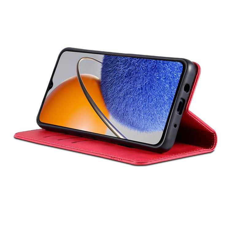 For Huawei Enjoy 50z AZNS Magnetic Calf Texture Flip Leather Phone Case(Red)