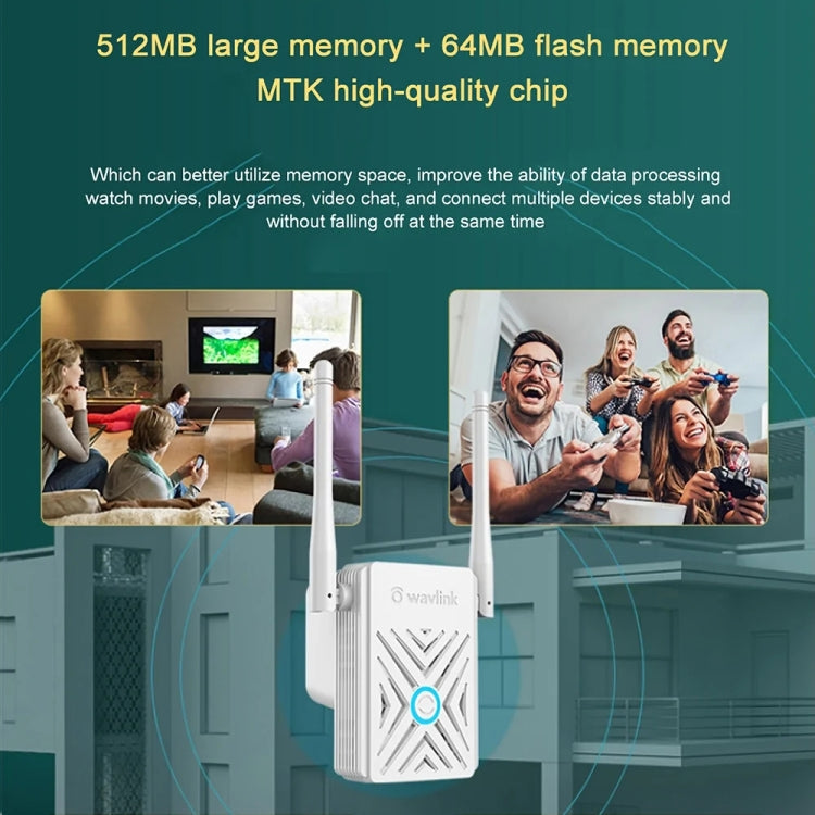 Wavlink WN578W2 300Mbps 2.4GHz WiFi Extender Repeater Home Wireless Signal Amplifier(AU Plug)