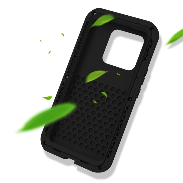 For Xiaomi 13 LOVE MEI Metal Shockproof Life Waterproof Dustproof Phone Case(Black)