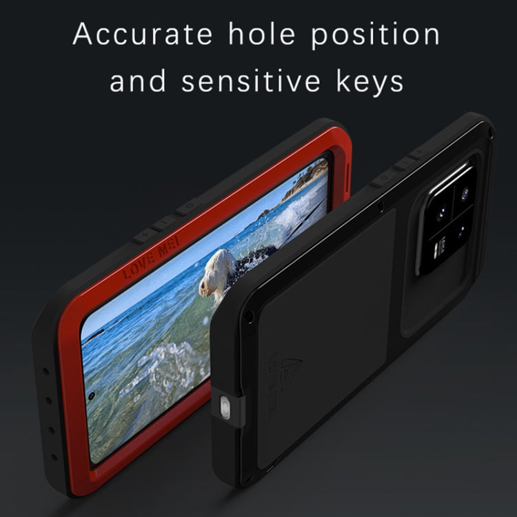 For Xiaomi 13 Pro LOVE MEI Metal Shockproof Life Waterproof Dustproof Phone Case(White)