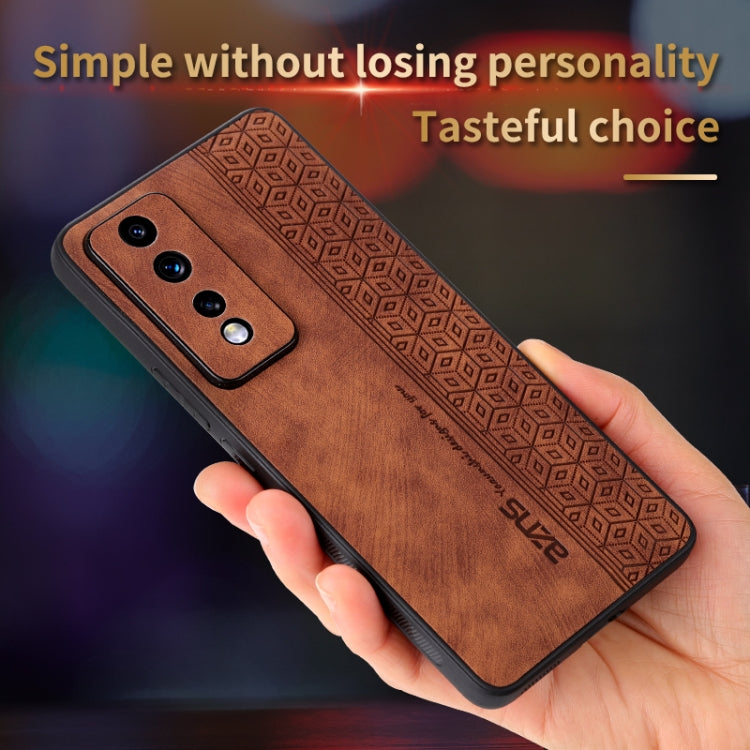 For Honor 80 GT 5G AZNS 3D Embossed Skin Feel Phone Case(Dark Green)