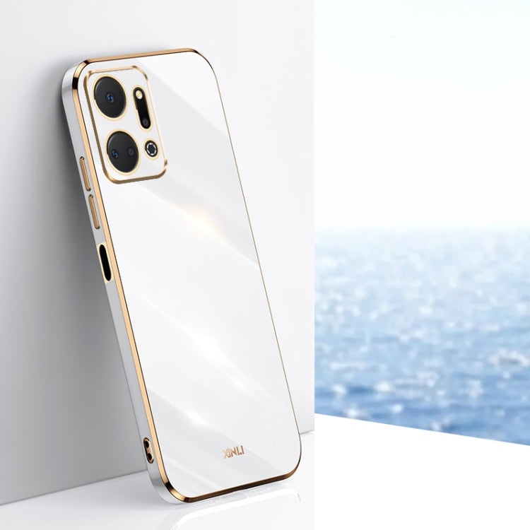 XINLI Straight Edge 6D Electroplate TPU Phone Case, For Honor Magic5 5G, For Honor Magic5 Pro 5G, For Honor X7a 2023