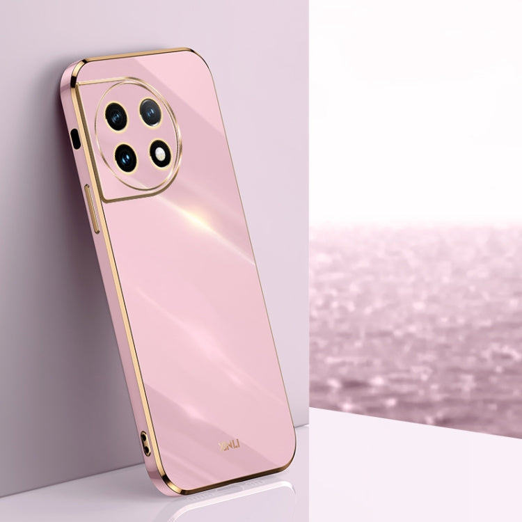 XINLI Straight Edge 6D Electroplate TPU Phone Case, For OnePlus 11, For OnePlus Ace 2, For Realme GT Neo 5